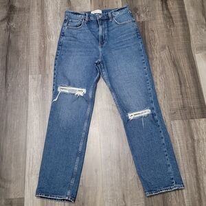 Abercrombie & Fitch The Ankle Straight Ultra High Rise Jeans Size 8 Long